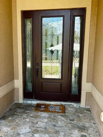 Entrance to property