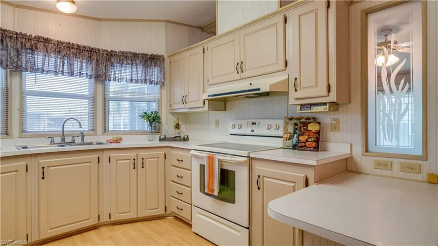 The lanai, with newer windows, is bright on the outside and cheerful on the inside.