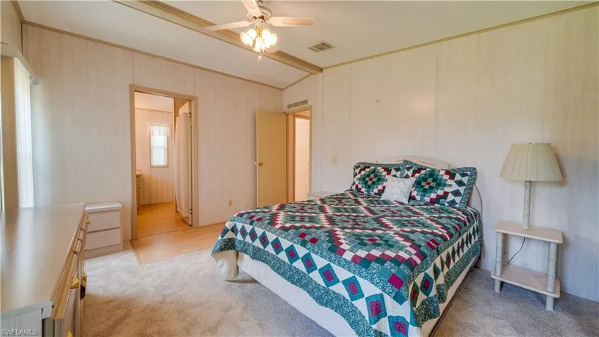 Easy and quick access to the master bath.