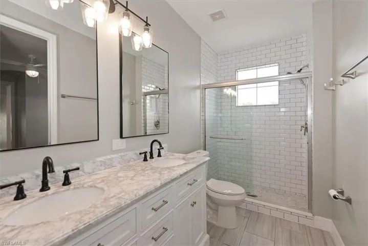 Second Bath Upstairs (Connected to 2 Bedrooms)