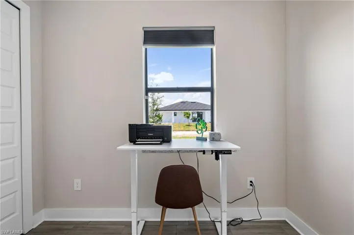 #4 Bedroom work area and closet