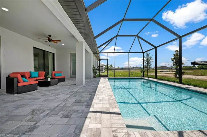 Pool and lounge area