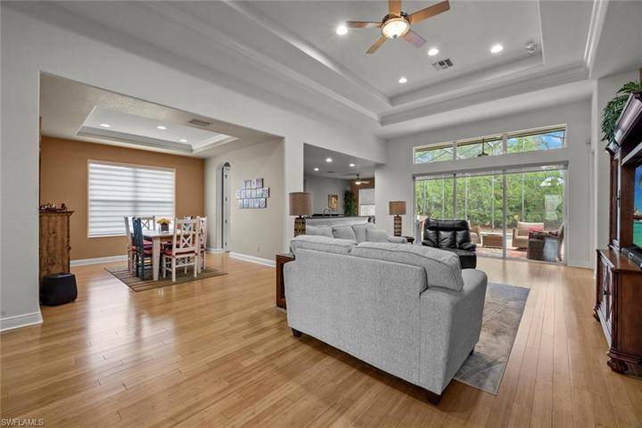 View of living area from front foyer