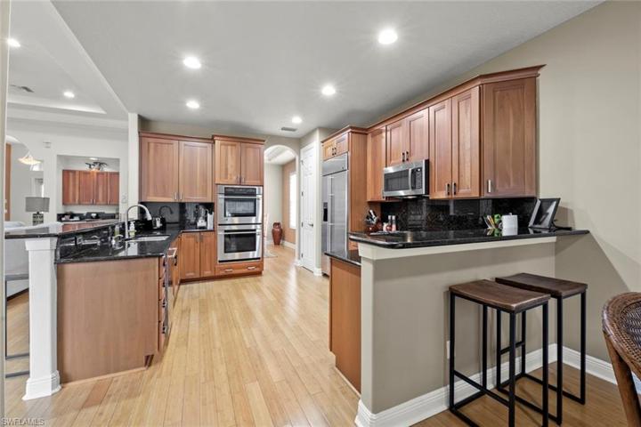 View of kitchen from breakfast nook