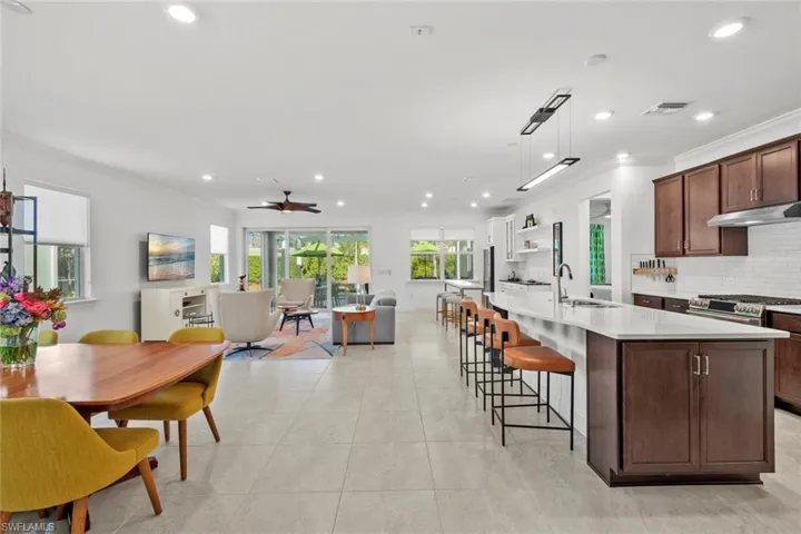 Expanded great room - living area