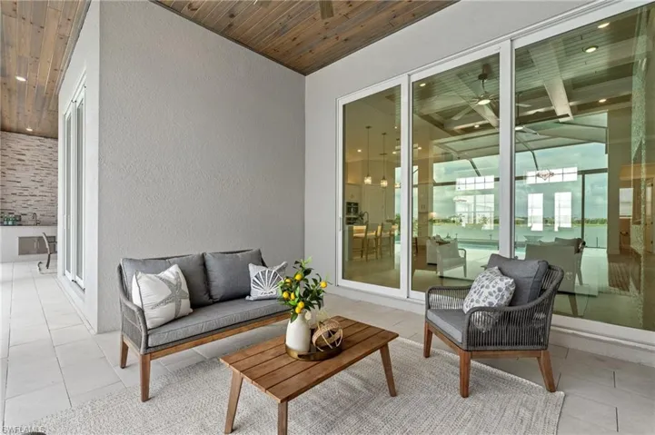 View of patio / terrace with an outdoor living space