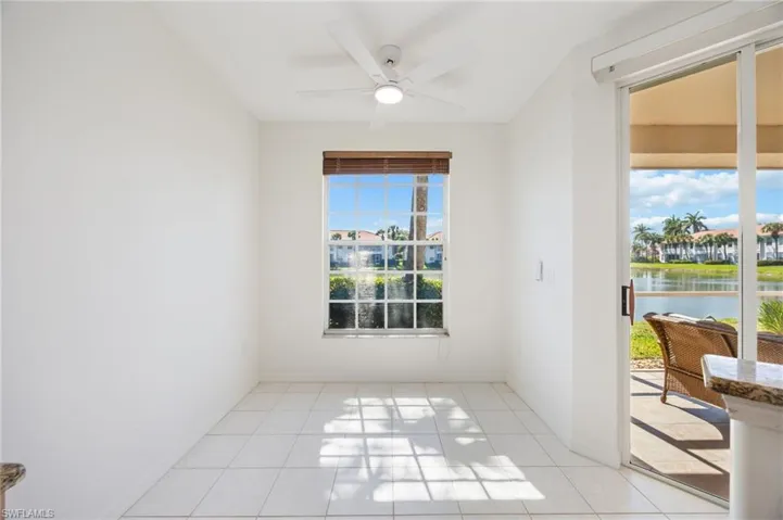 Eat in kitchen (casual dining area) with lovely lake view