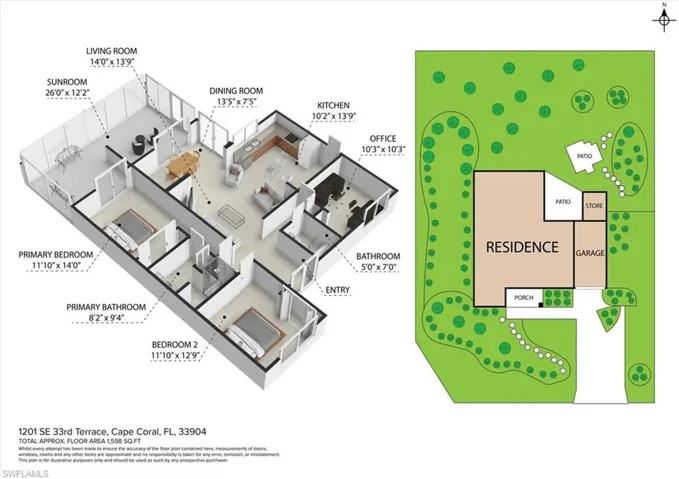 View of layout