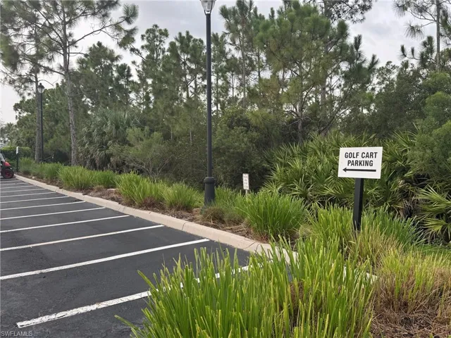 Community golf cart parking