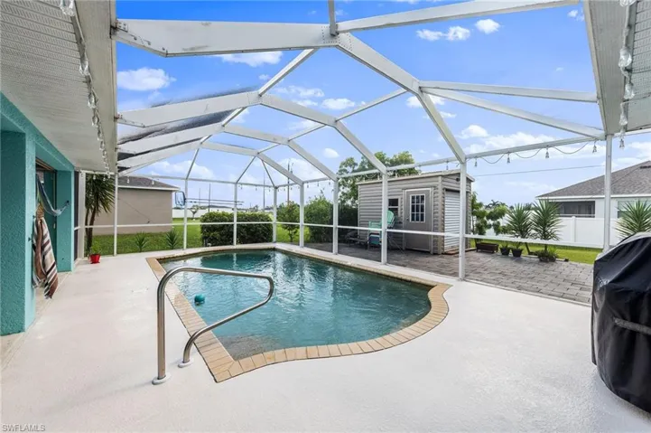 Pool and Shed