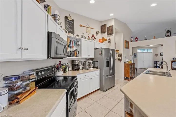 Kitchen Looking into Living Room and Front Door