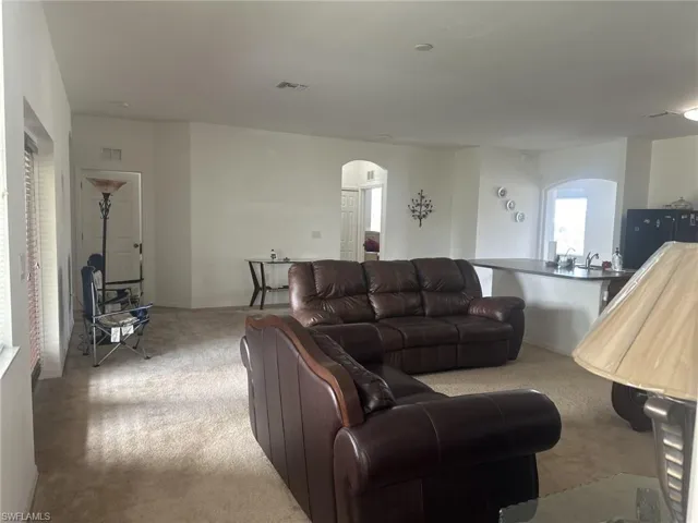 View of family room.