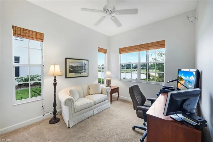 There is a closet in this Den space and this can be a bedroom