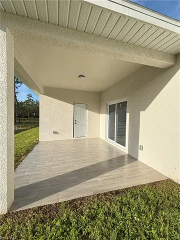 View of patio