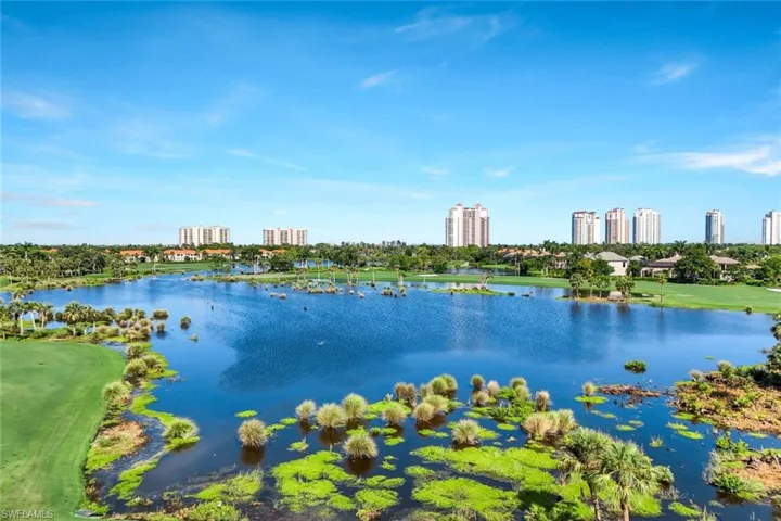 Water view of the Protected Wetlands in the back of your condo...