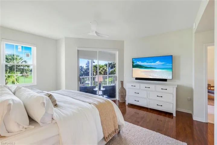 Master Bedroom View of Protected Wetlands and Golf Course
