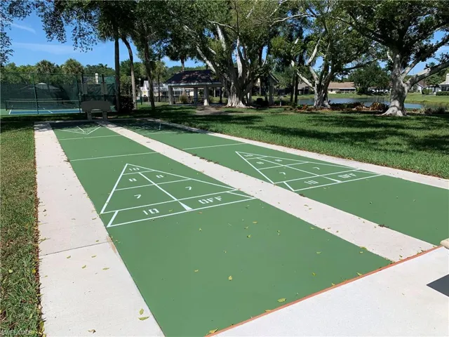 Shuffleboard lanes