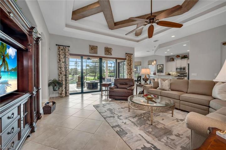Welcome guests to your beautiful great room with amazing water views!