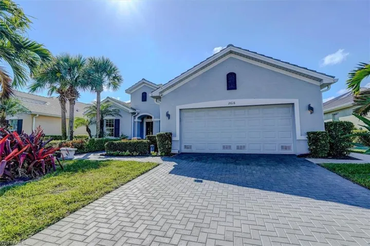 Paved driveway