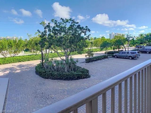 Walkway to unit.