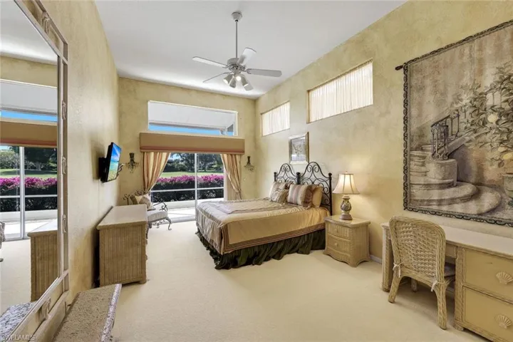 Guest suite offers lanai access.