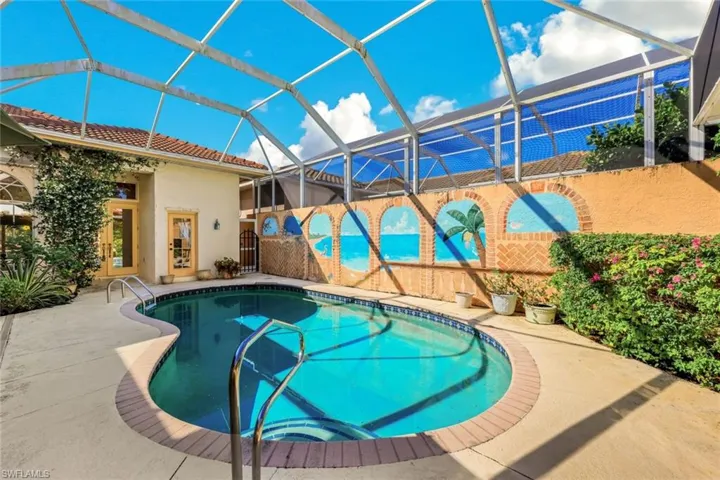 So much space on this lanai/pool deck, both covered and open areas, where you will enjoy basking in the sun.