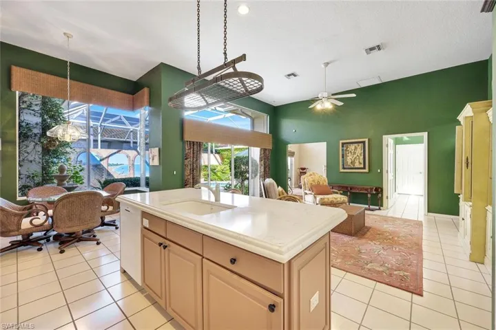Entertain family and friends while preparing meals.