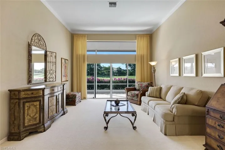Upon entering the home, you will be greeted with stunning lake and golf course views.