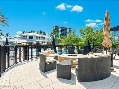 Tarpon Cove Club Firepit and Deck Area