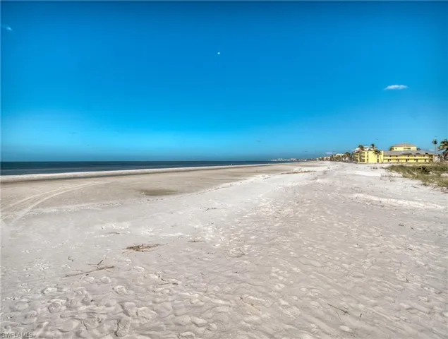 Beautiful white sand beach.
