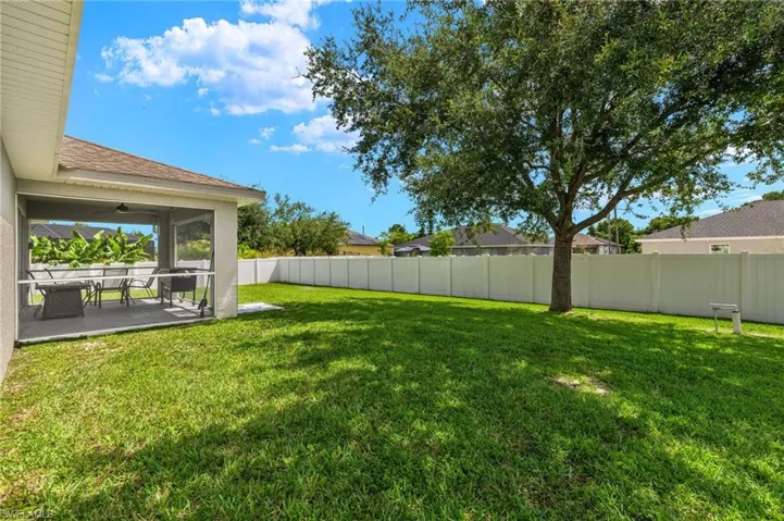 View of yard with a patio area