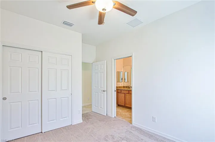 1st Bedroom w/private entrance to 2nd Bathroom