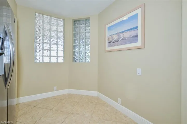 View of tiled empty room