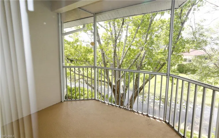 Balcony with a sunroom