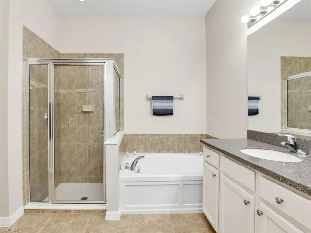 Primary Bathroom - Shower with Separate Bathtub