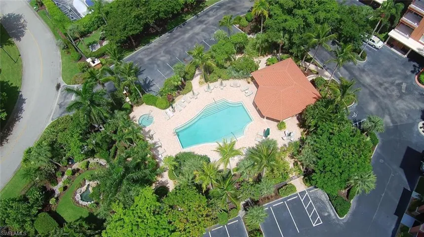 Pool area  with Drone / aerial view