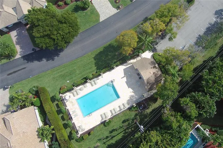 Pool area  with Drone / aerial view