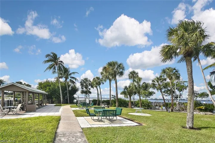 View of property's community park featuring a gazebo