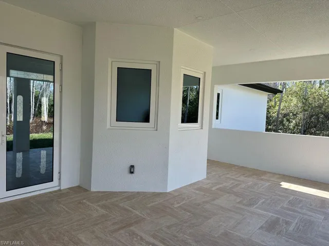 View of patio