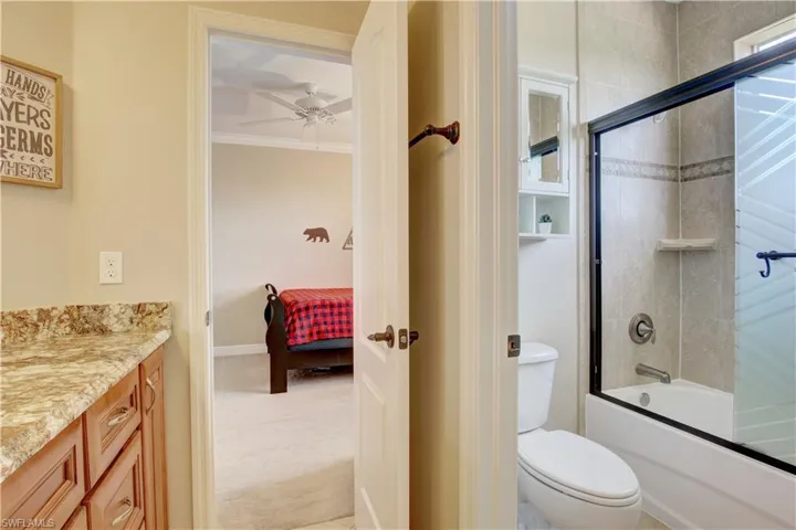 Jack and Jill Bath #1 Looking @ Guest Bed #2
