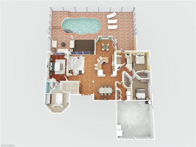 Floor plan of home