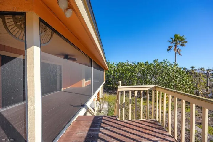 View of deck