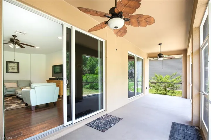 Covered patio