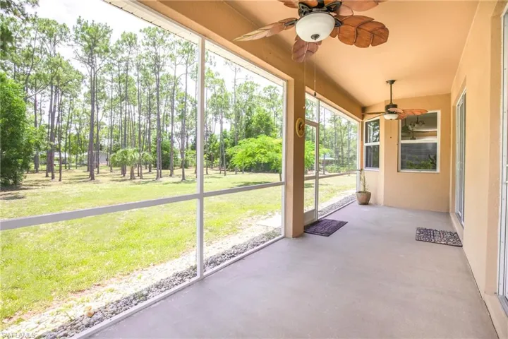 Covered patio