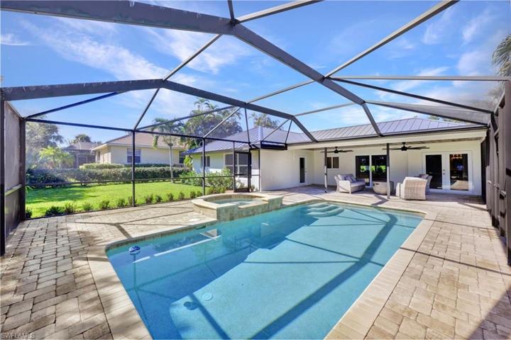 So much space on this lanai/pool deck. There is plenty of covered space and a large open area, where you will enjoy basking in the sun.