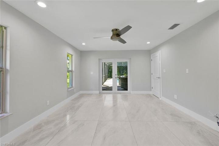 The primary suite will be your retreat at day's end.