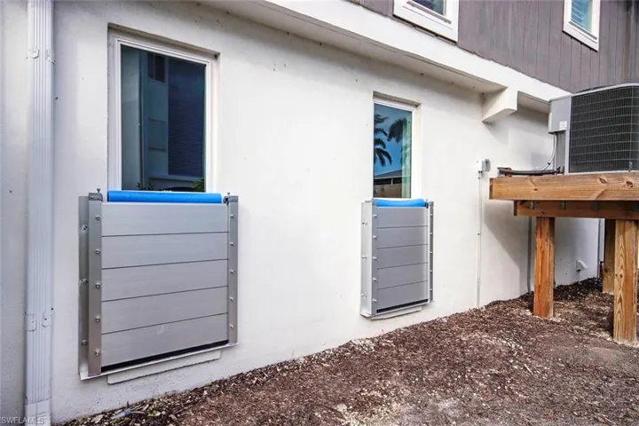 Showing flood panels