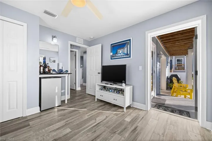 Guest Bedroom - First Floor with Private Access to Backyard and Patio