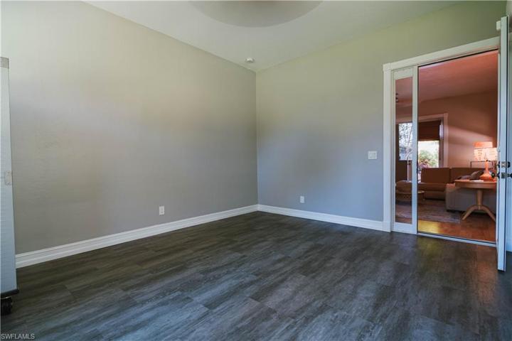 Flex Room located off family room with entry from outside
