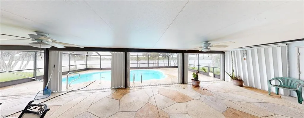 View of pool